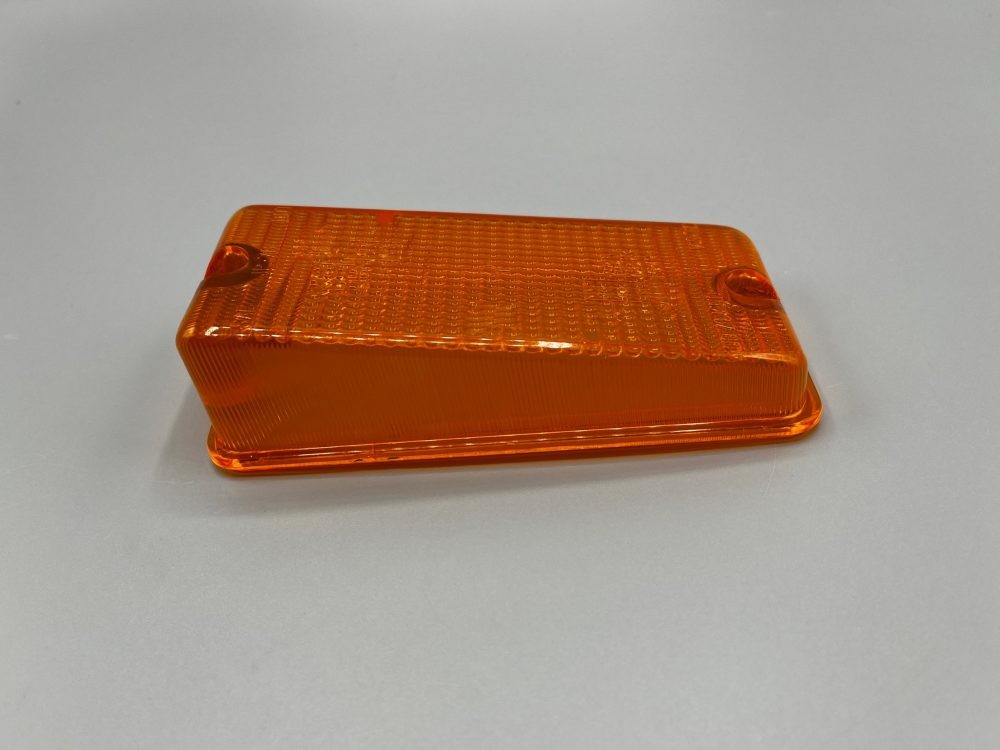 Fiat 124 Sport Spider Blinkergläser Orange Vorne Blinker Streuscheiben 1