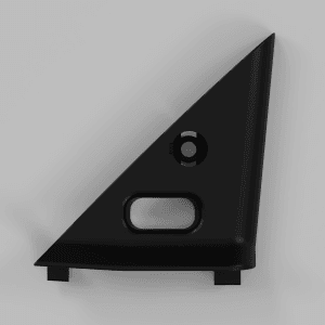 Audi 100/200 Abdeckung A Säule Spiegeldreieck Außenspiegel innen verstellbar rechts (432857506)