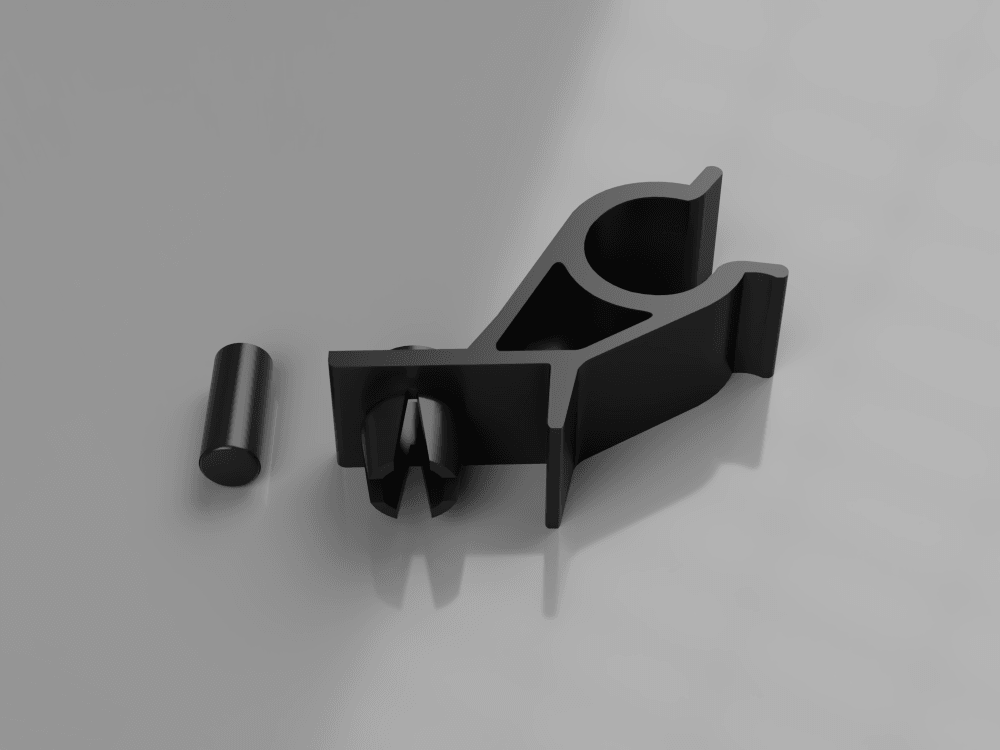 Mercedes W124 Halter Scheinwerferrahmen Schlauchschelle Überlauf (A1245010020) 1