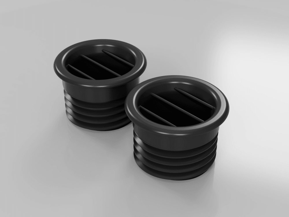 Opel Kadett C Lüftung Heizung Düse Armaturenbrett Satz 1