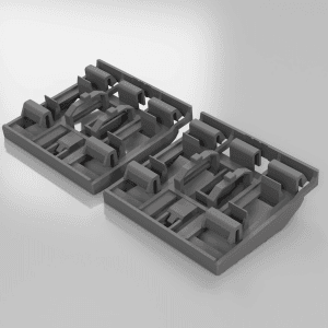 Opel GM Omega A Clips Zierleisten Heckblende Heckklappe (90376182)
