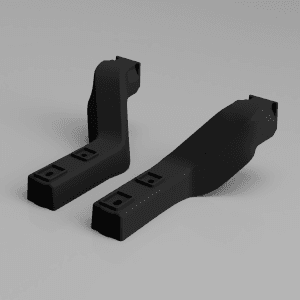Audi A4 C7 4G Stoßstangenhalter Hinten (4G8807348 / 4G8807347 / 4G8807330 / 4G8807329)