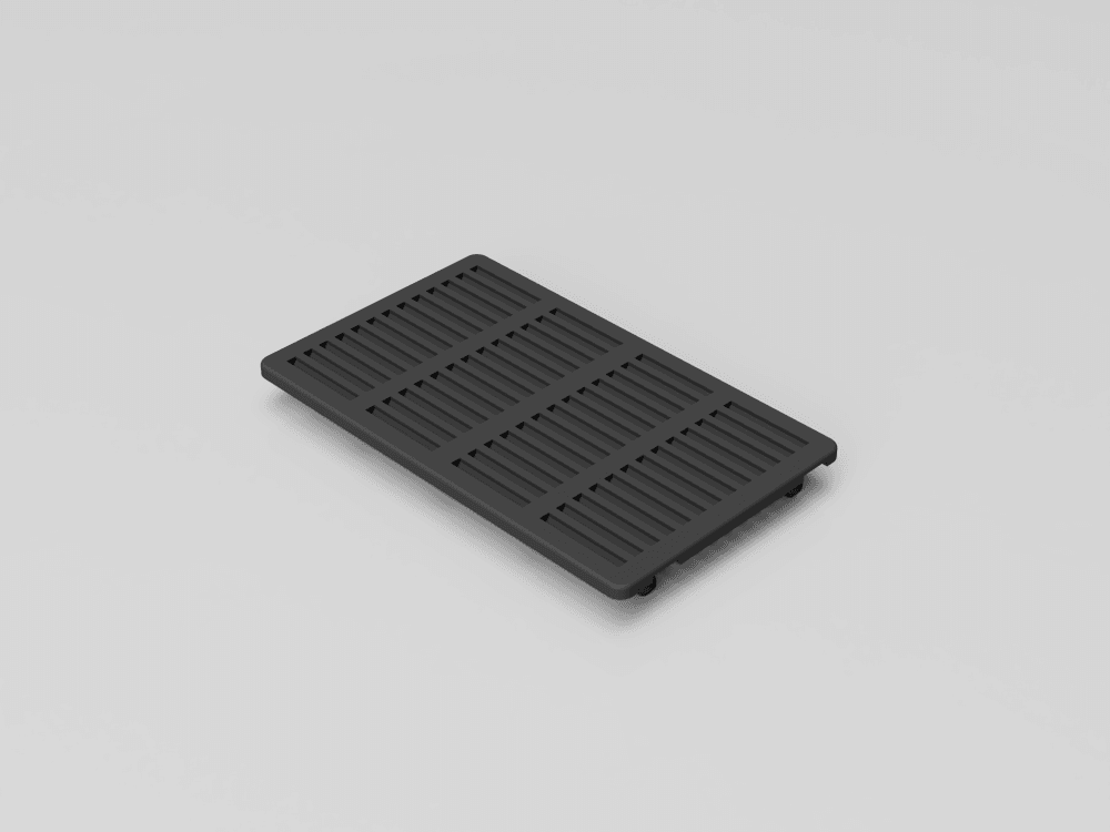 BMW E21 Lautsprecherabdeckung Gitter Armaturenbrett Mitte (18716791 / 51451849009) 1