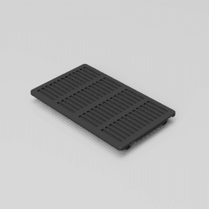 BMW E21 Lautsprecherabdeckung Gitter Armaturenbrett Mitte (18716791 / 51451849009)