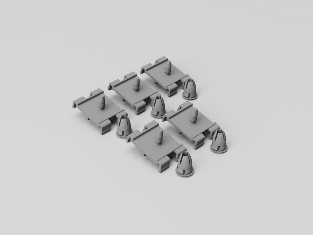 Mercedes CLK W202 W203 W208 W210 Clip Karosserie Schweller Zierleiste Keder (A0019888081) 1