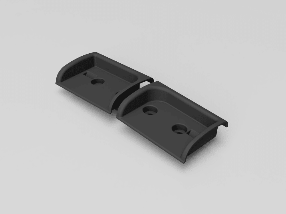 Audi 100 C4 A6 Aufnahme Halterung Laderaumabdeckung Rollo 4A9867433 / 4A9867434 1