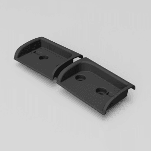 Audi 100 C4 A6 Aufnahme Halterung Laderaumabdeckung Rollo 4A9867433 / 4A9867434