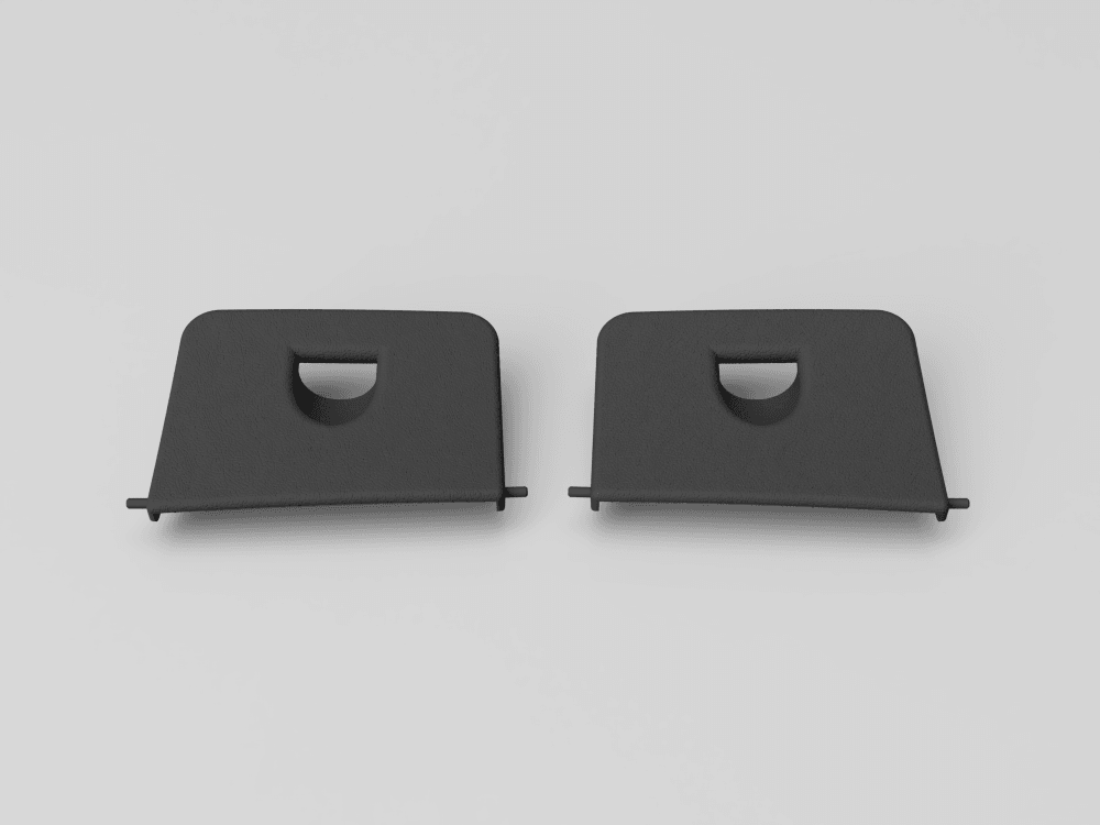 BMW E30 Cabrio Hardtop Montage Abdeckung Blende (54211959981 / 54211959982) 1
