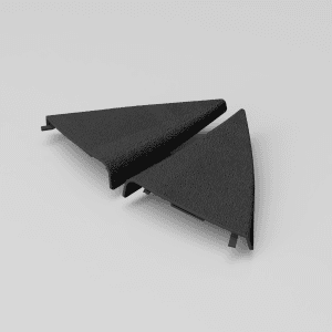 Mercedes R129 Spiegeldreieck Innenraum Abdeckung Blende A-Säule (A1297250711 / A1297250811)