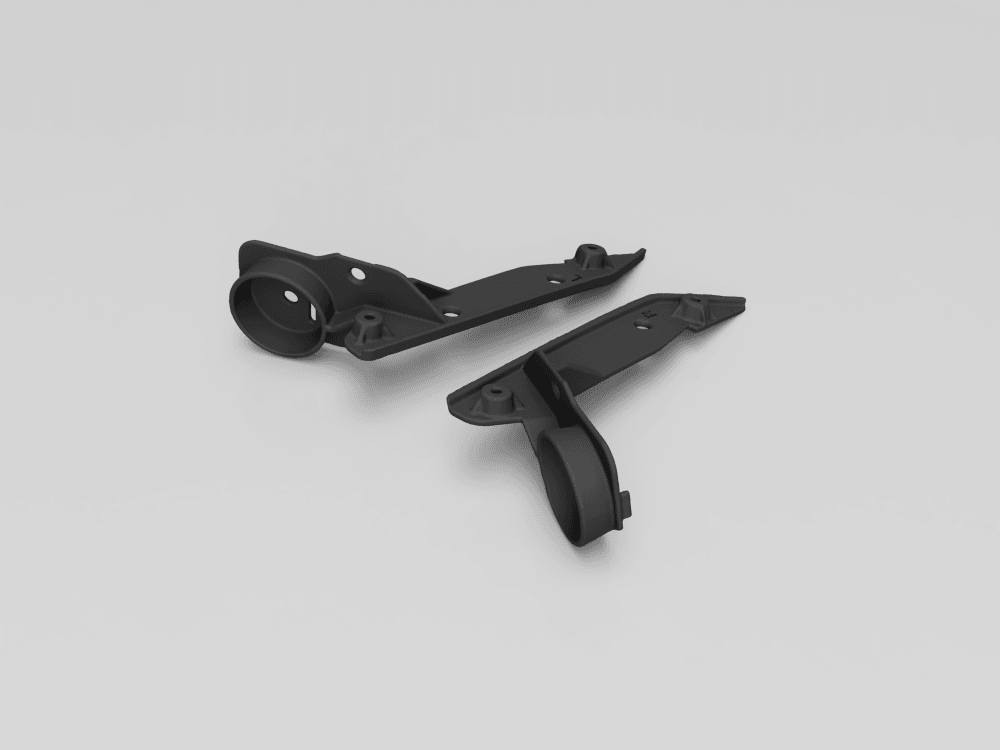 BMW E90 Halter Seitenwand Frontstoßstange Stoßstange Vorne (51117058448 / 51117058447) 1