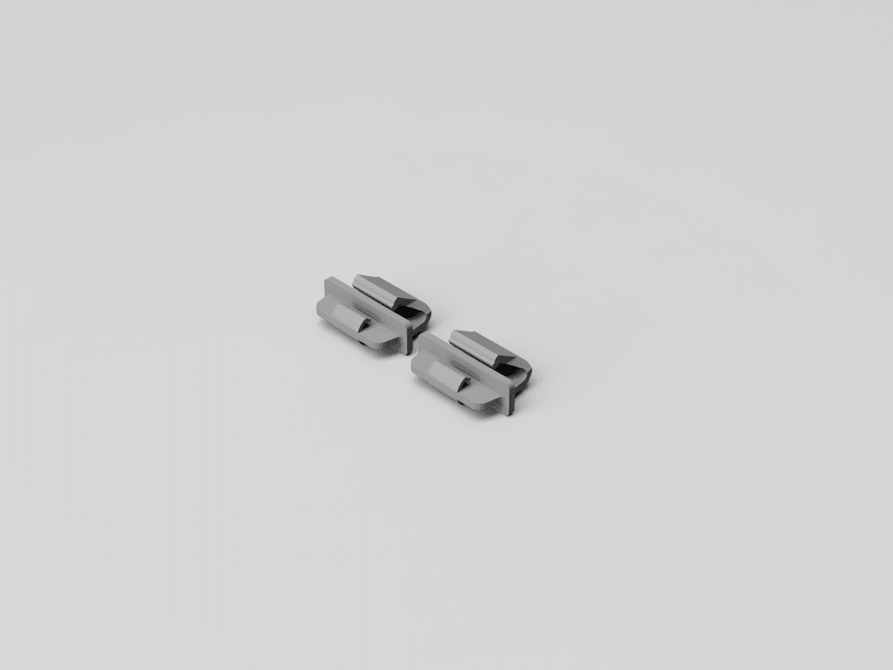 Audi A8 D2 Heckstoßstang Clip Chromleiste (4D0807249) 1