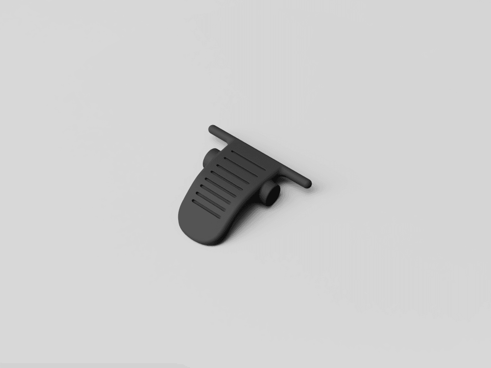 Audi Q7 4L Griff Haken Clip Sonnenrollo Sonnenschutz Tür Hinten (4L0861333) 1