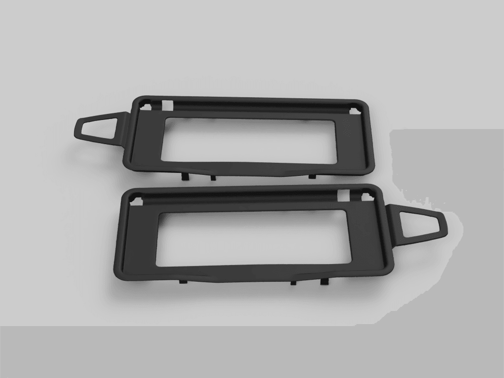 Mercedes W220 W221 Abdeckung Rahmen Sonnenblende (A2208100110 / A2208100210) 1