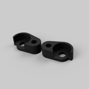 BMW 1500 - 2000 tii Führungspuffer Gummipuffer Tür Scharnier (51216642010 / 51216642011)