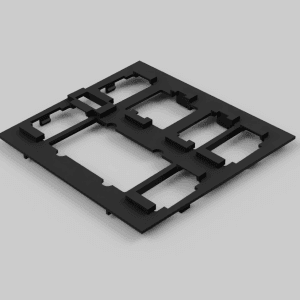 Mercedes W124 Mittelkonsole Schalttafel Knopfhalter Befestigung Kunststoff (A1246830700)