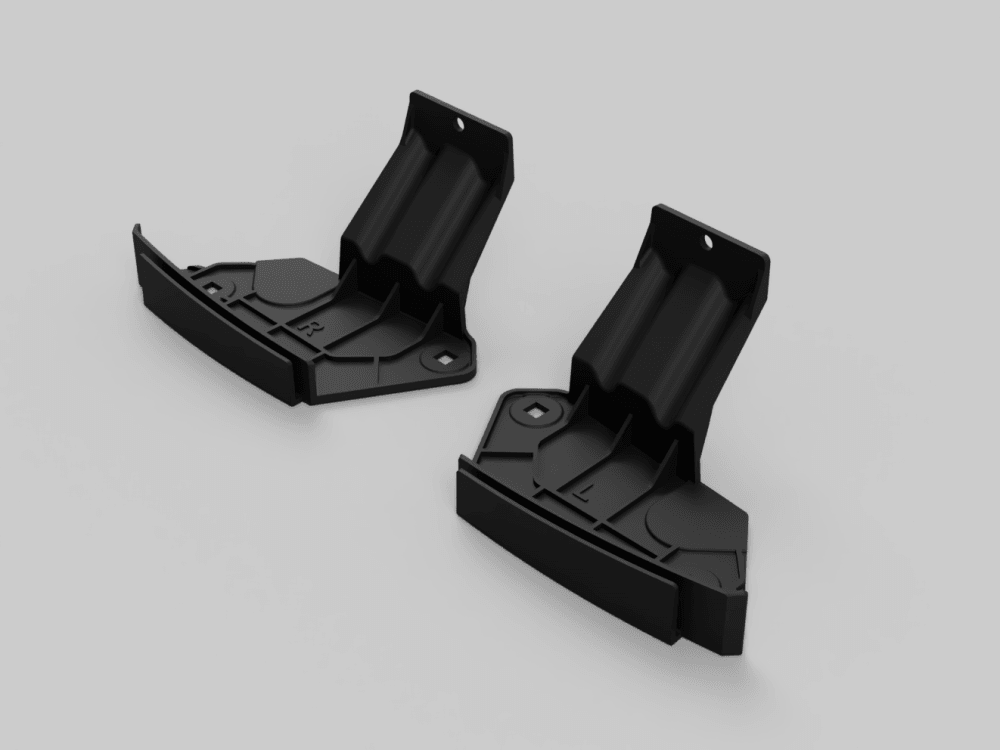 Audi TT 8N Stoßstangenhalter Hinten Halterung Heckstoßstange (8N0807484 / 8N0807483) 1