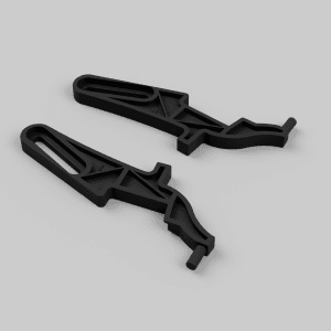 BMW E36 Cabrio Zughaken Windschott Mechanismus (82240000616 / 82240000617)